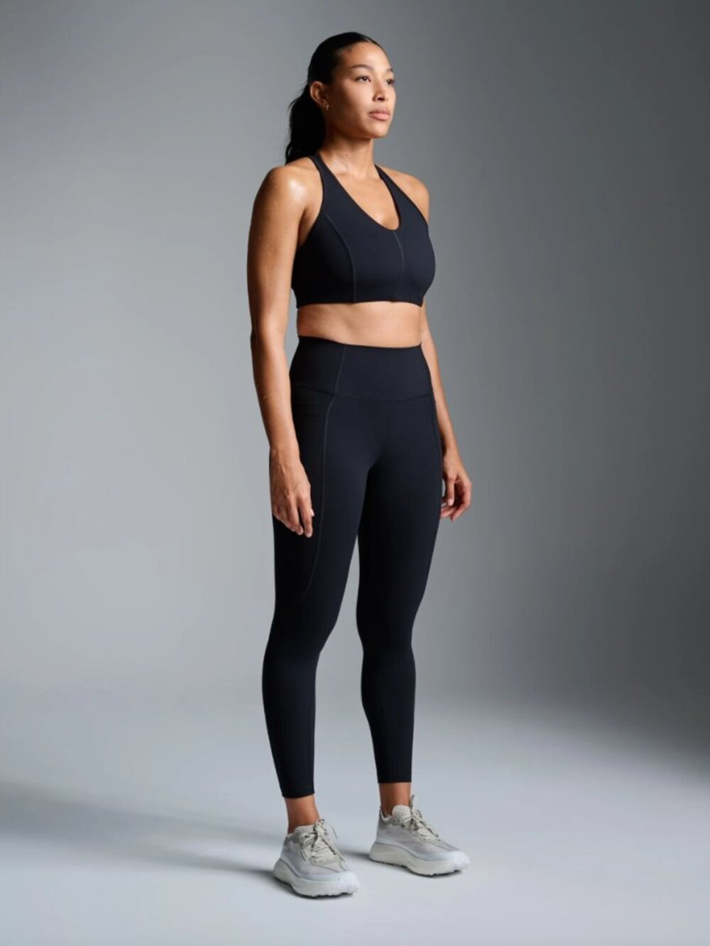 LDNR Black Fatal A Squat Proof High Waist Workout 7/8 Leggings